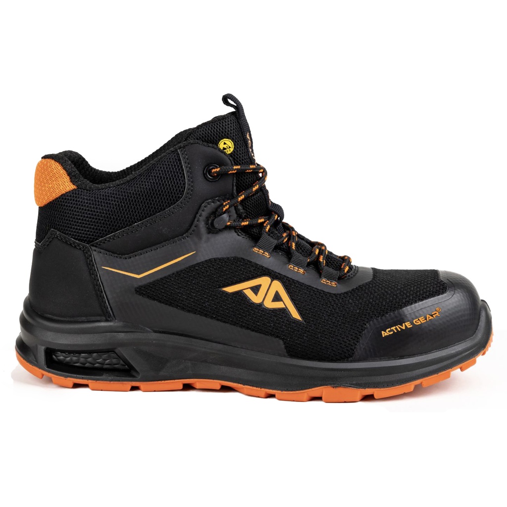 Active Gear A-Fit High werkschoen in zwart en oranje