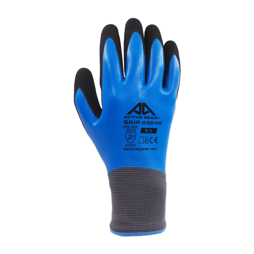 Active Gear veiligheidshandschoen met grip-coating voor werkzaamheden